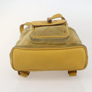 GUCCI Bamboo Backpack Suede Yellow Gold 003 1705 0030 Auth YKZ1234-5