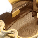 GUCCI Bamboo Backpack Suede Yellow Gold 003 1705 0030 Auth YKZ1234-11