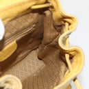 GUCCI Bamboo Backpack Suede Yellow Gold 003 1705 0030 Auth YKZ1234-21