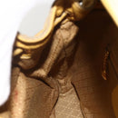 GUCCI Bamboo Backpack Suede Yellow Gold 003 1705 0030 Auth YKZ1234-22