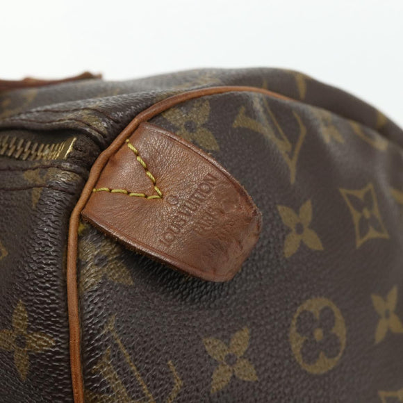 LOUIS VUITTON Monogram Speedy 30 Hand Bag M41526 LV Auth YKZ1235