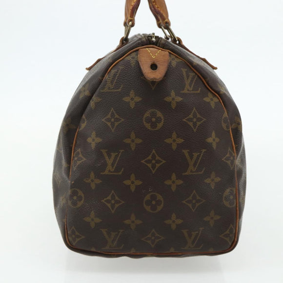 LOUIS VUITTON Monogram Speedy 30 Hand Bag M41526 LV Auth YKZ1235
