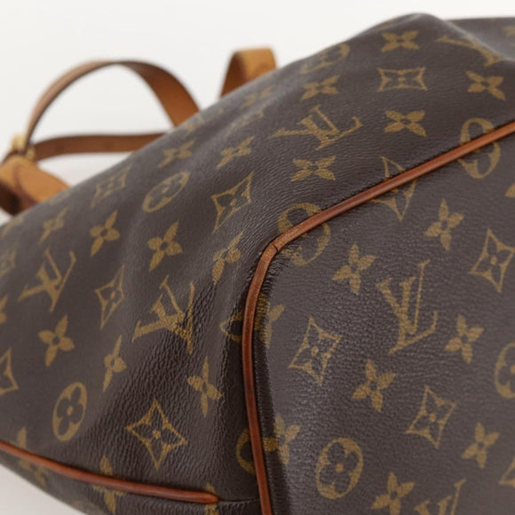 LOUIS VUITTON Monogram Palermo PM Draagtas M40145 LV Auth YKZ1236