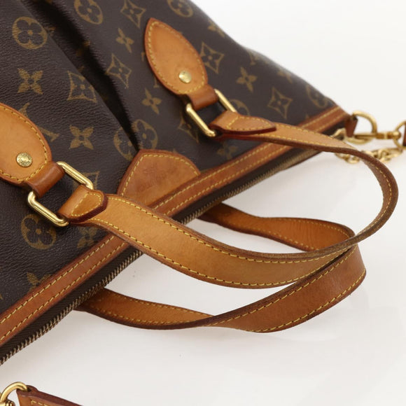 LOUIS VUITTON Monogram Palermo PM Draagtas M40145 LV Auth YKZ1236