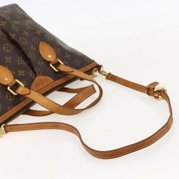 LOUIS VUITTON Monogram Palermo PM Draagtas M40145 LV Auth YKZ1236