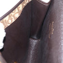 Christian Dior Trotter Canvas Shoulder Bag Beige Gold Auth YKZ1238A-18