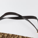 Christian Dior Trotter Canvas Shoulder Bag Beige Gold Auth YKZ1238A-8
