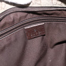 GUCCI GG Supreme Shoulder Bag PVC Beige Silver 141198 Auth YKZ124-18
