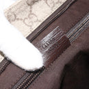GUCCI GG Supreme Shoulder Bag PVC Beige Silver 141198 Auth YKZ124-12