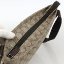 GUCCI GG Supreme Shoulder Bag PVC Beige Silver 141198 Auth YKZ124-6