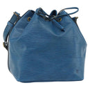 LOUIS VUITTON Epi Petit Noe Shoulder Bag Blue M44105 LV Auth YKZ1244-1