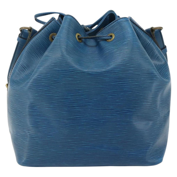 LOUIS VUITTON Epi Petit Noe Shoulder Bag Blue M44105 LV Auth YKZ1244
