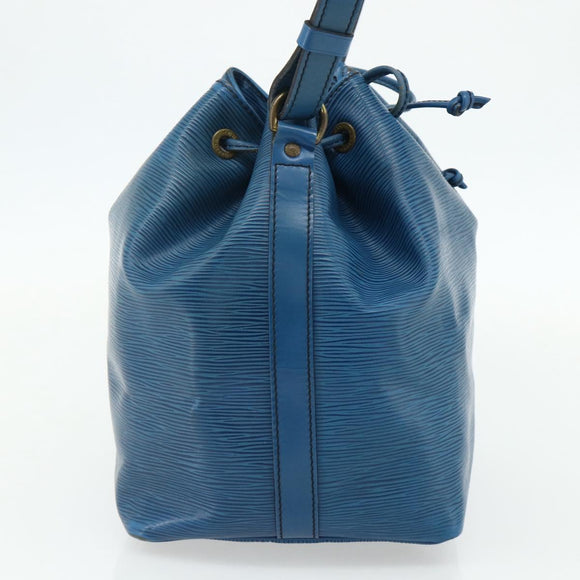 LOUIS VUITTON Epi Petit Noe Shoulder Bag Blue M44105 LV Auth YKZ1244