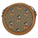 GUCCI Micro GG Supreme Disney Collaboration Bag PVC Beige 603938 Auth YKZ1245M-2