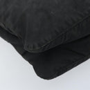 PRADA Shoulder Bag Nylon Black Silver Auth YKZ125-14