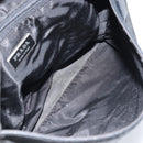 PRADA Shoulder Bag Nylon Black Silver Auth YKZ125-10