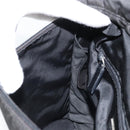 PRADA Shoulder Bag Nylon Black Silver Auth YKZ125-21