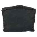 PRADA Shoulder Bag Nylon Black Silver Auth YKZ125-13
