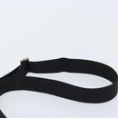 PRADA Shoulder Bag Nylon Black Silver Auth YKZ125-8