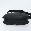 PRADA Shoulder Bag Nylon Black Silver Auth YKZ125-5