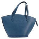 LOUIS VUITTON Epi Saint Jacques Shopping Shoulder Bag Blue M52275 Auth YKZ1251-1