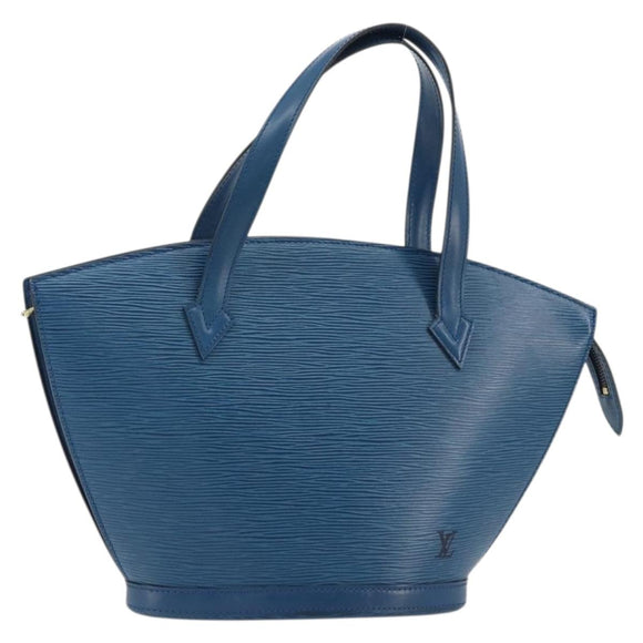 LOUIS VUITTON Epi Saint Jacques Shopping Shoulder Bag Blue M52275 Auth YKZ1251