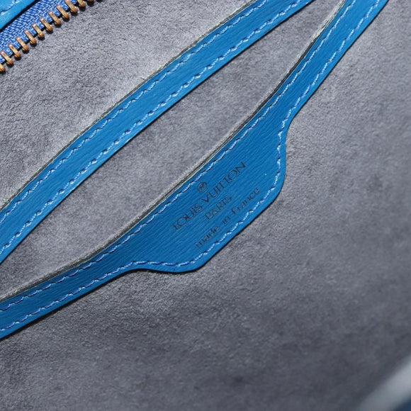 LOUIS VUITTON Epi Saint Jacques Shopping Shoulder Bag Blue M52275 Auth YKZ1251