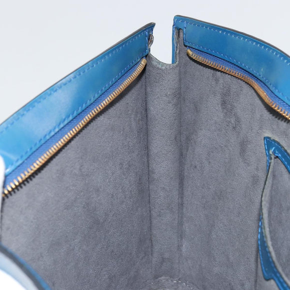 LOUIS VUITTON Epi Saint Jacques Shopping Shoulder Bag Blue M52275 Auth YKZ1251