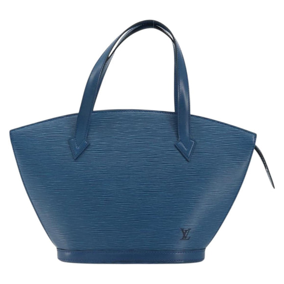LOUIS VUITTON Epi Saint Jacques Shopping Shoulder Bag Blue M52275 Auth YKZ1251
