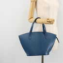 LOUIS VUITTON Epi Saint Jacques Shopping Shoulder Bag Blue M52275 Auth YKZ1251-21