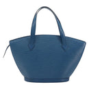 LOUIS VUITTON Epi Saint Jacques Shopping Shoulder Bag Blue M52275 Auth YKZ1251-2