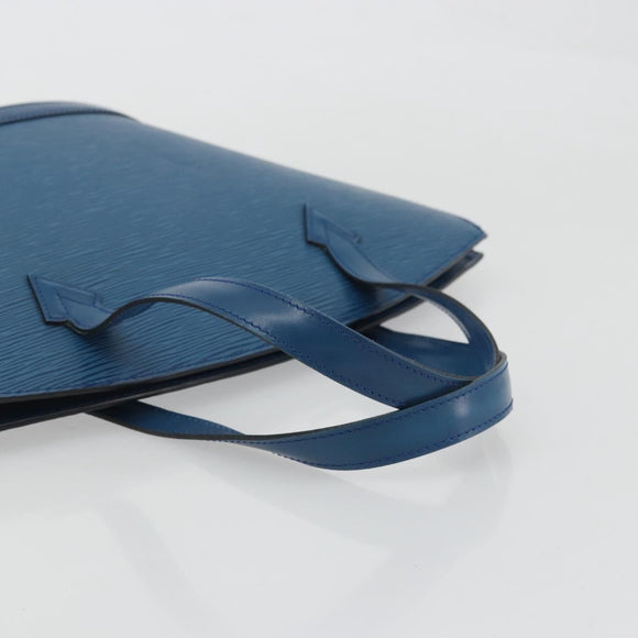 LOUIS VUITTON Epi Saint Jacques Shopping Shoulder Bag Blue M52275 Auth YKZ1251