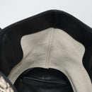 Salvatore Ferragamo Gancini Tote Bag Canvas Black Gold Auth YKZ1252A-18