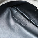 Salvatore Ferragamo Gancini Tote Bag Canvas Black Gold Auth YKZ1252A-20