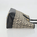 Salvatore Ferragamo Gancini Tote Bag Canvas Black Gold Auth YKZ1252A-4
