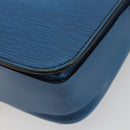 LOUIS VUITTON Epi Cartouchiere MM Shoulder Bag Blue M52245 LV Auth YKZ1257-16
