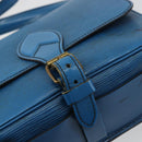 LOUIS VUITTON Epi Cartouchiere MM Shoulder Bag Blue M52245 LV Auth YKZ1257-19