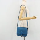 LOUIS VUITTON Epi Cartouchiere MM Shoulder Bag Blue M52245 LV Auth YKZ1257-26