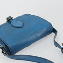 LOUIS VUITTON Epi Cartouchiere MM Shoulder Bag Blue M52245 LV Auth YKZ1257-6