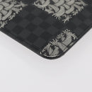 LOUIS VUITTON Damier Graphite Pochette Jules GM Clutch Bag M61232 Auth YKZ1258A-8