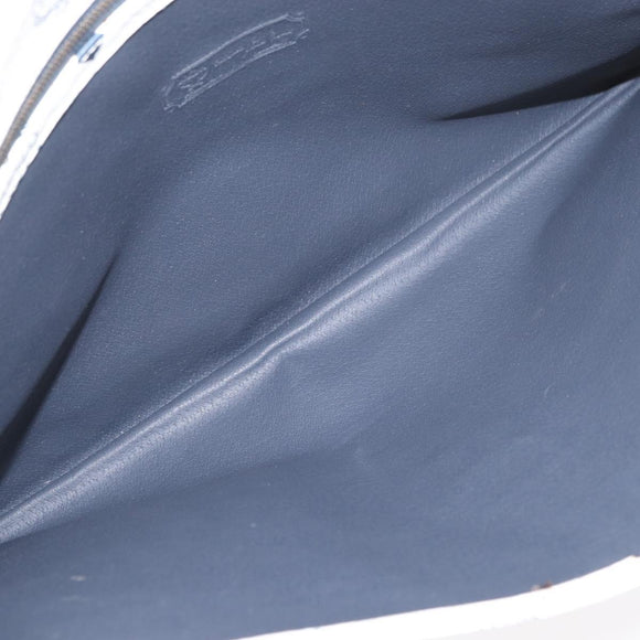 MCM Vicetos Logogram Document Case PVC White Gold Auth YKZ1260