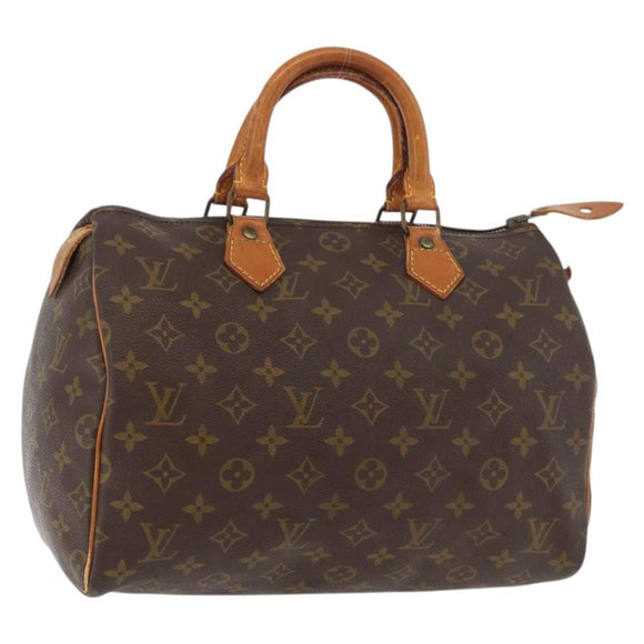 LOUIS VUITTON Monogram Speedy 30 Hand Bag M41526 LV Auth YKZ1261