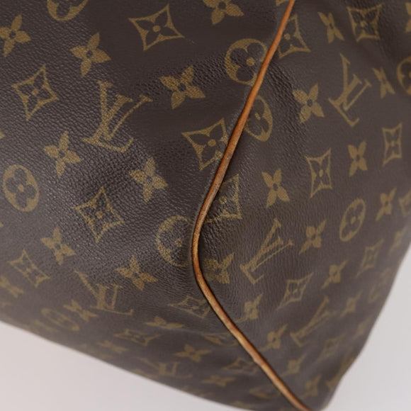 LOUIS VUITTON Monogram Sac Souple 55 Boston Bag M41622 LV Auth YKZ1262