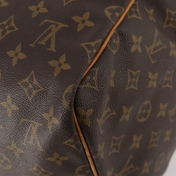 LOUIS VUITTON Monogram Sac Souple 55 Boston Bag M41622 LV Auth YKZ1262