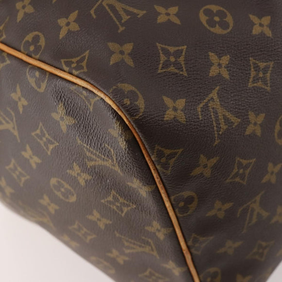 LOUIS VUITTON Monogram Sac Souple 55 Boston Bag M41622 LV Auth YKZ1262