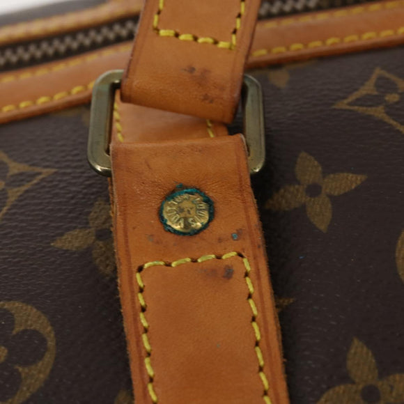 LOUIS VUITTON Monogram Sac Souple 55 Boston Bag M41622 LV Auth YKZ1262