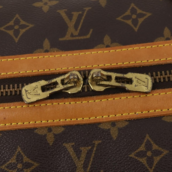 LOUIS VUITTON Monogram Sac Souple 55 Boston Bag M41622 LV Auth YKZ1262