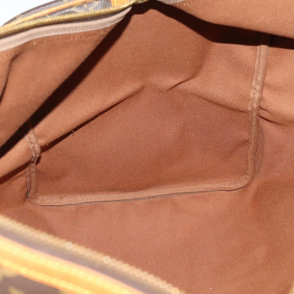LOUIS VUITTON Monogram Sac Souple 55 Boston Bag M41622 LV Auth YKZ1262