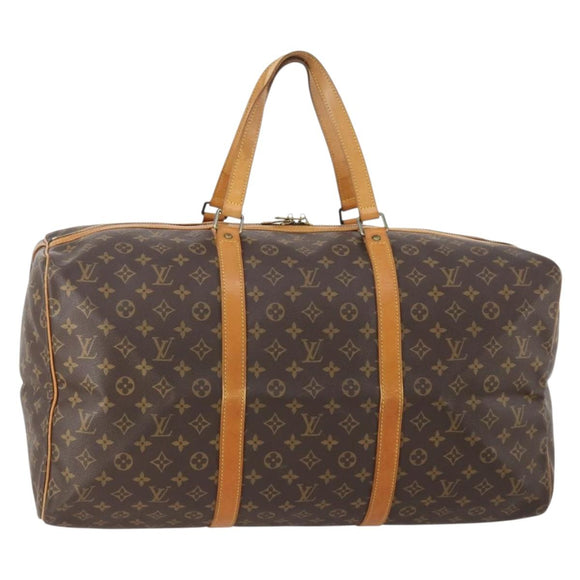 LOUIS VUITTON Monogram Sac Souple 55 Boston Bag M41622 LV Auth YKZ1262