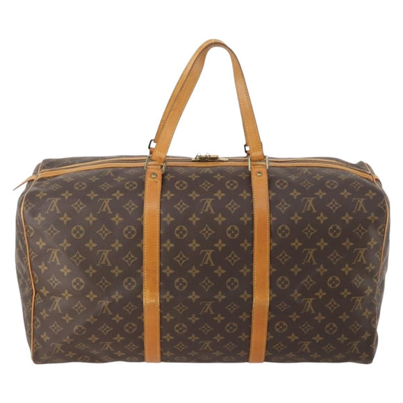 LOUIS VUITTON Monogram Sac Souple 55 Boston Bag M41622 LV Auth YKZ1262